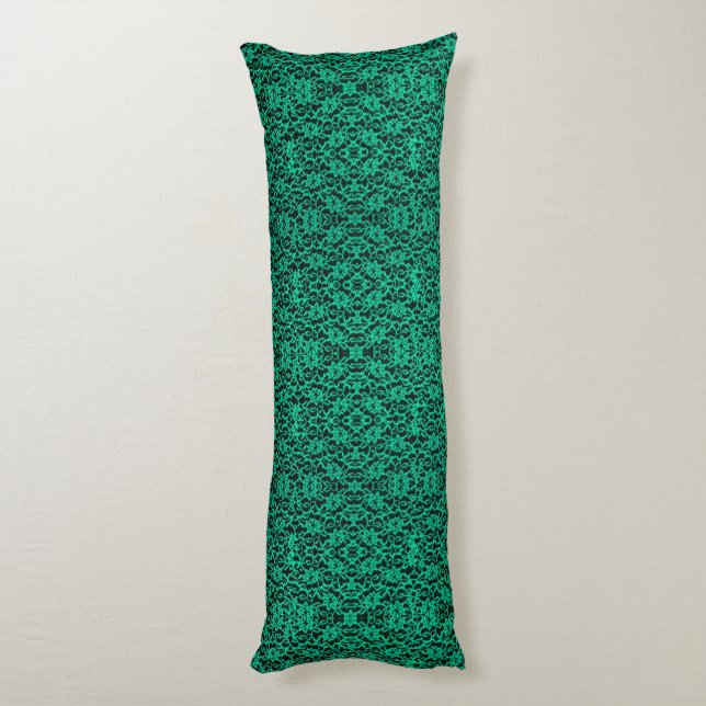 Almohada irlandesa verde del cuerpo del cordón de (Atrás (Vertical))