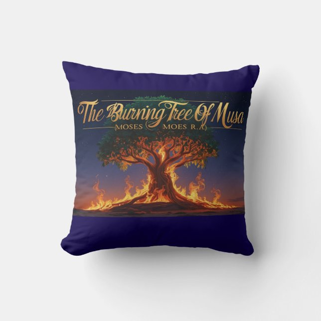 Almohada Islámica "El Árbol Ardiente de Musa" (Anverso)
