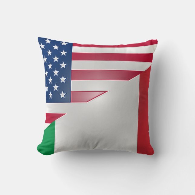 Almohada italiana americana de MoJo del americano (Anverso)