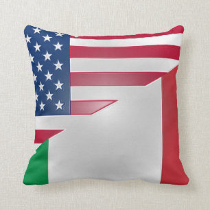 Almohada italiana americana de MoJo del americano