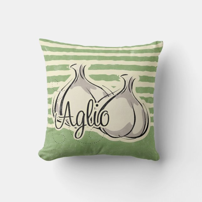 Almohada italiana del ajo (Anverso)