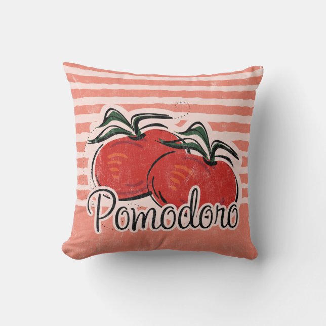 Almohada italiana del tomate (Anverso)