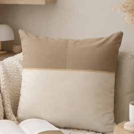 Almohada Ivory Taupe Divide