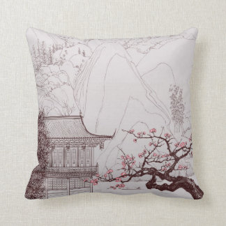 Almohada japonesa de la flor de cerezo