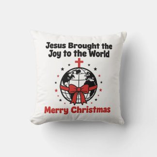 Almohada Jesús Alegría Para El Mundo - Regalo De F