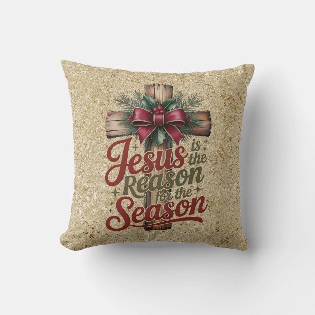 Almohada Jesús Razón Temporada (Anverso)