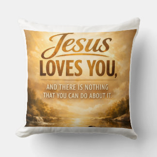 Almohada Jesús Te Ama • Estímulo Cristiano •