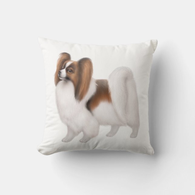 Almohada joven del perro de Papillon (Anverso)