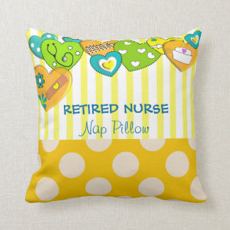 Almohada jubilada caprichosa de la enfermera