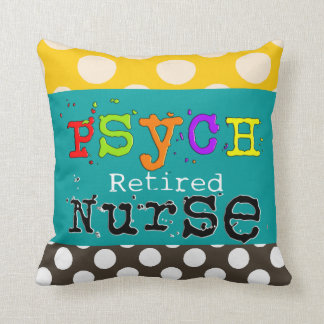 Almohada jubilada de la enfermera de Psych