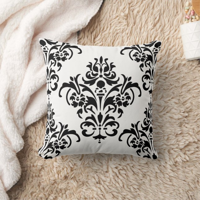 Almohada Jumbo Elegante de Damasco (Manta)