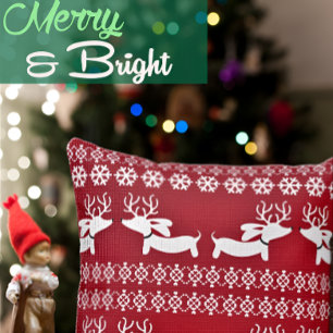 Almohada justa del Dachshund del reno de la isla