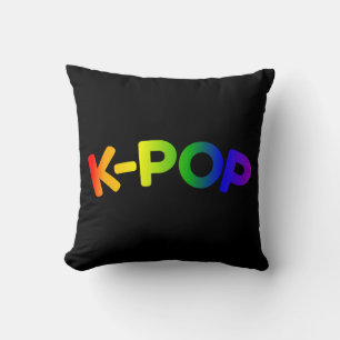 Almohada K-Pop arcoiris
