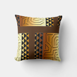 Almohada Kuba Cultura • Geométrica Afrocentrica