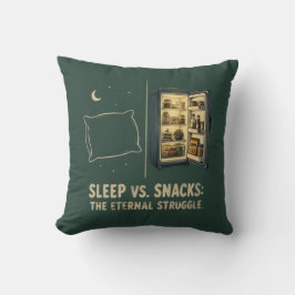 Almohada La Lucha Eterna Entre Dormir Y Aperitivos