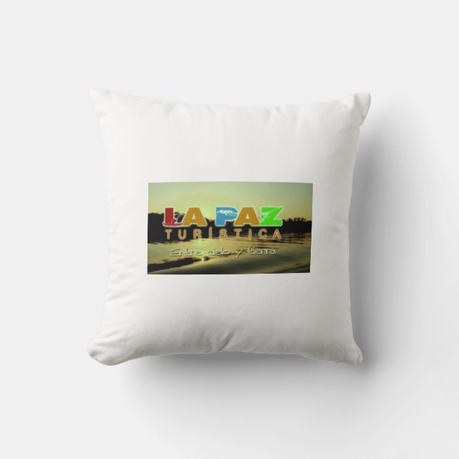 Almohada La Paz turistica (Anverso)