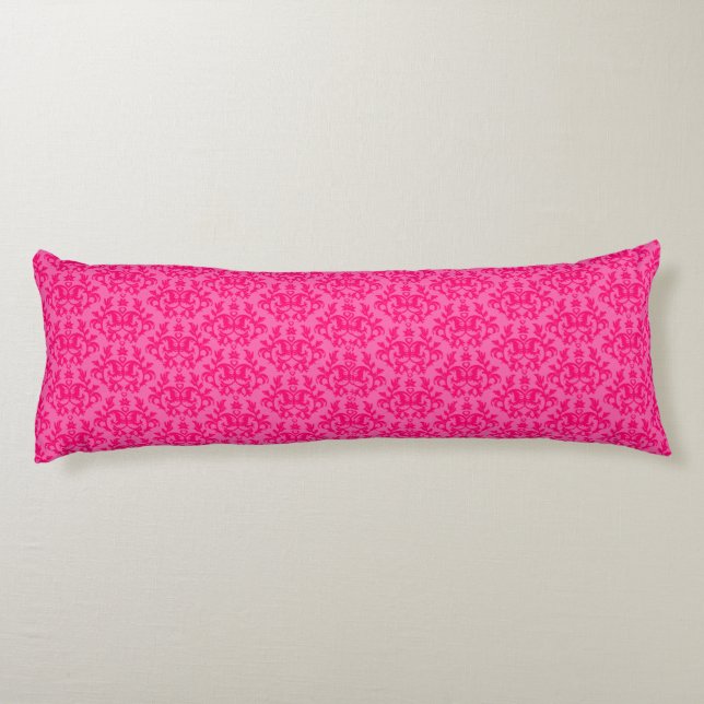 Almohada larga de damasco de patas de canguro y co (Reverso)