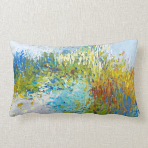 Almohada larga de la pintura impresionista