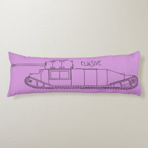 Almohada larga púrpura evasiva del tanque del TOG