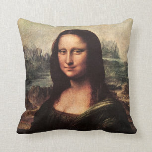Almohada Leonardo da Vinci de Mona Lisa del