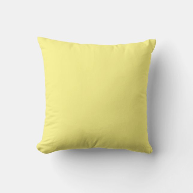 almohada limón amarillo liso sin diseño (Anverso)