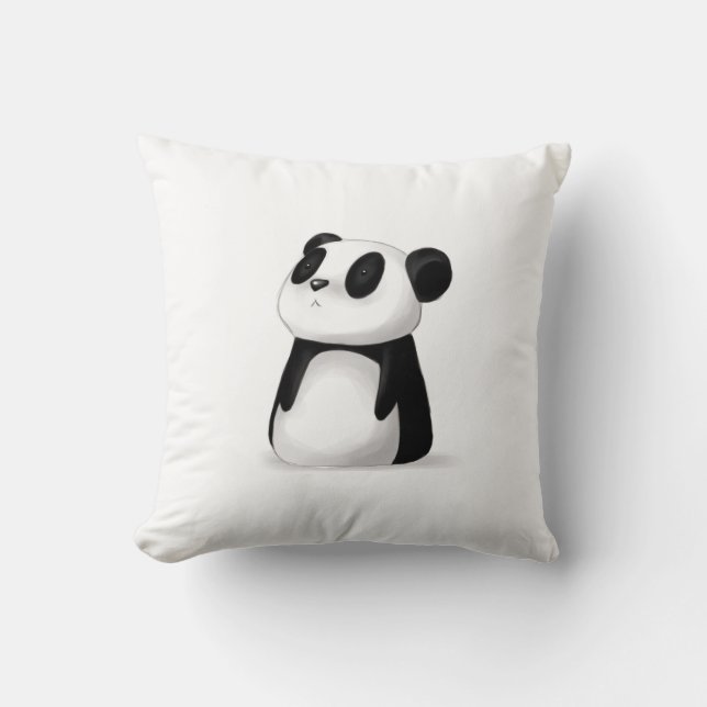 Almohada linda de la panda (Anverso)