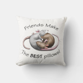 Almohada linda de la rata