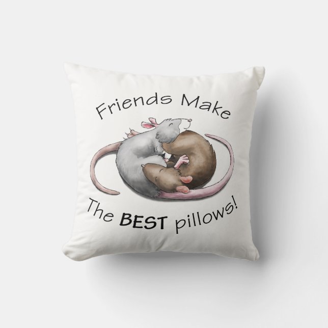 Almohada linda de la rata (Anverso)