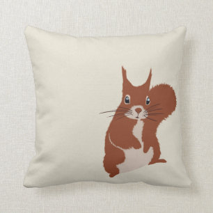 Almohada linda de los animales de la nieve del