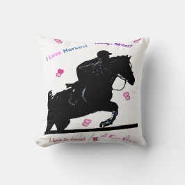 Almohada linda del caballo del puente del cazador
