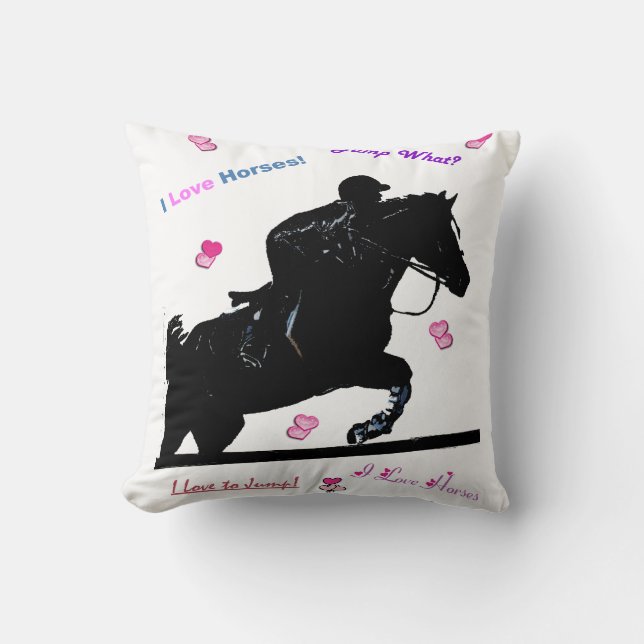 Almohada linda del caballo del puente del cazador (Anverso)