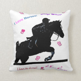 Almohada linda del caballo del puente del cazador