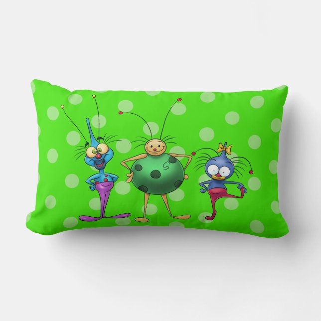 almohada linda del dibujo animado (Anverso)