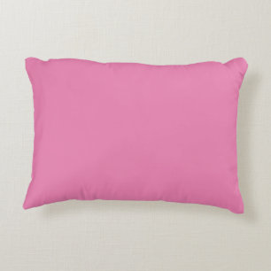 almohada lisa de color sólido rosa claro