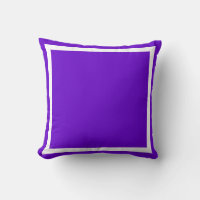 Almohada lisa Morado Intenso Uva Brillante