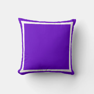 Almohada lisa Morado Intenso Uva Brillante