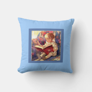 Almohada Little Vintage Reader American MoJo