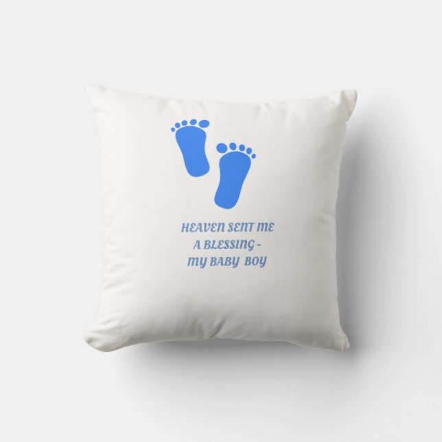Almohada llovida del cielo del muchacho de los (Anverso)