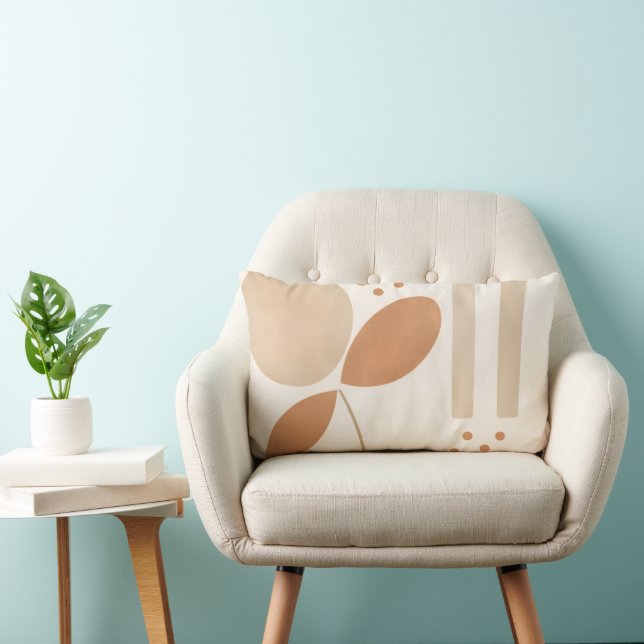 Almohada Lumbar Abstracta Minimalista (Silla)