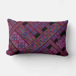 Almohada Lumbar Aurora Violeta Diagonal