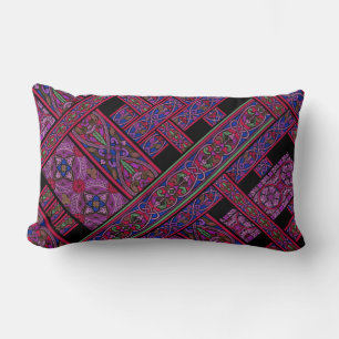 Almohada Lumbar Aurora Violeta Diagonal