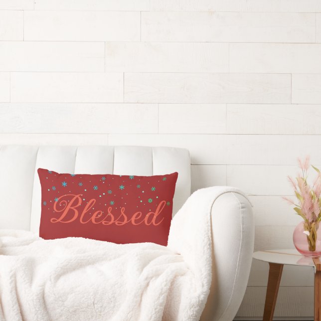 Almohada Lumbar Bendita - Decoración Rústica de Gr (Sofá)