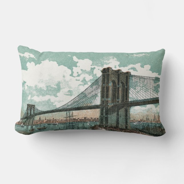 Almohada lumbar Brooklyn Bridge (Anverso)