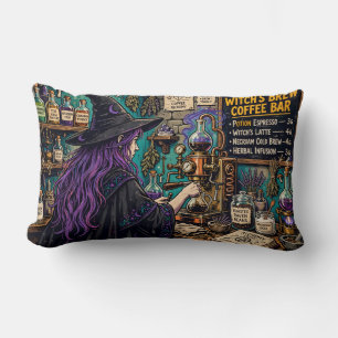 Almohada Lumbar Café La Poción de la Bruja Brujeri