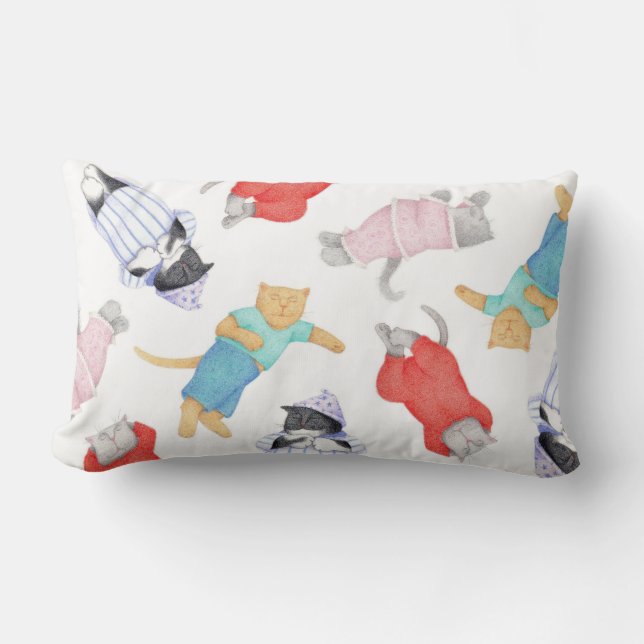 ALMOHADA LUMBAR CATS PAJAMAS (Anverso)