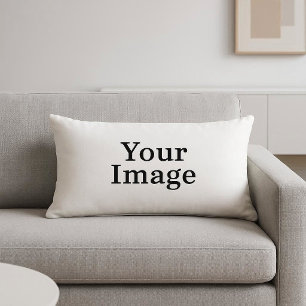 Almohada lumbar con foto personalizada