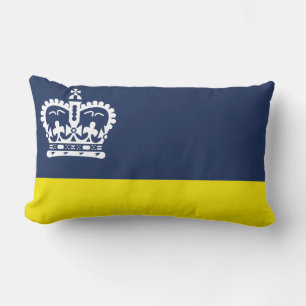 Almohada lumbar con la bandera de Regina, Saskatch