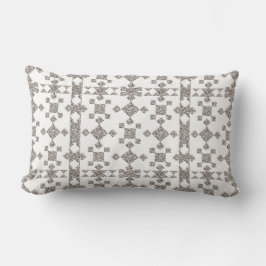 almohada lumbar contemporánea de 2 tonalidades bla