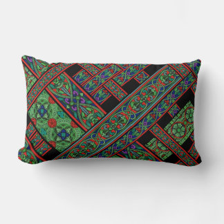 Almohada Lumbar Crepusculo Esmeralda Diagonal