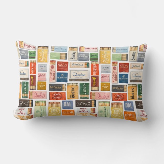 Almohada lumbar Dallas Matchbook (Anverso)